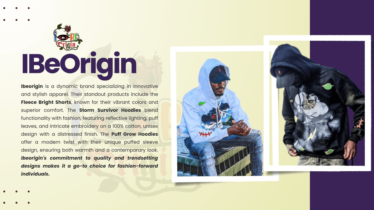 Embrace Comfort and Style with Ibeorigin's Unique Apparel Collection - IBeOrigin