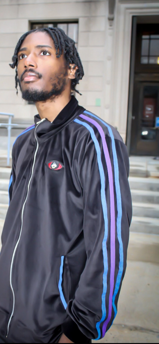 Royal Velour Track Jacket